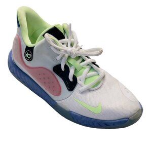 Big Kid Shoes NIKE At5685-134 Trey 5 VII GS White Lime Royal Sneakers Size 5Y